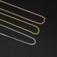 925 sterling silver cable Chain Necklace DIY Supplies Findings